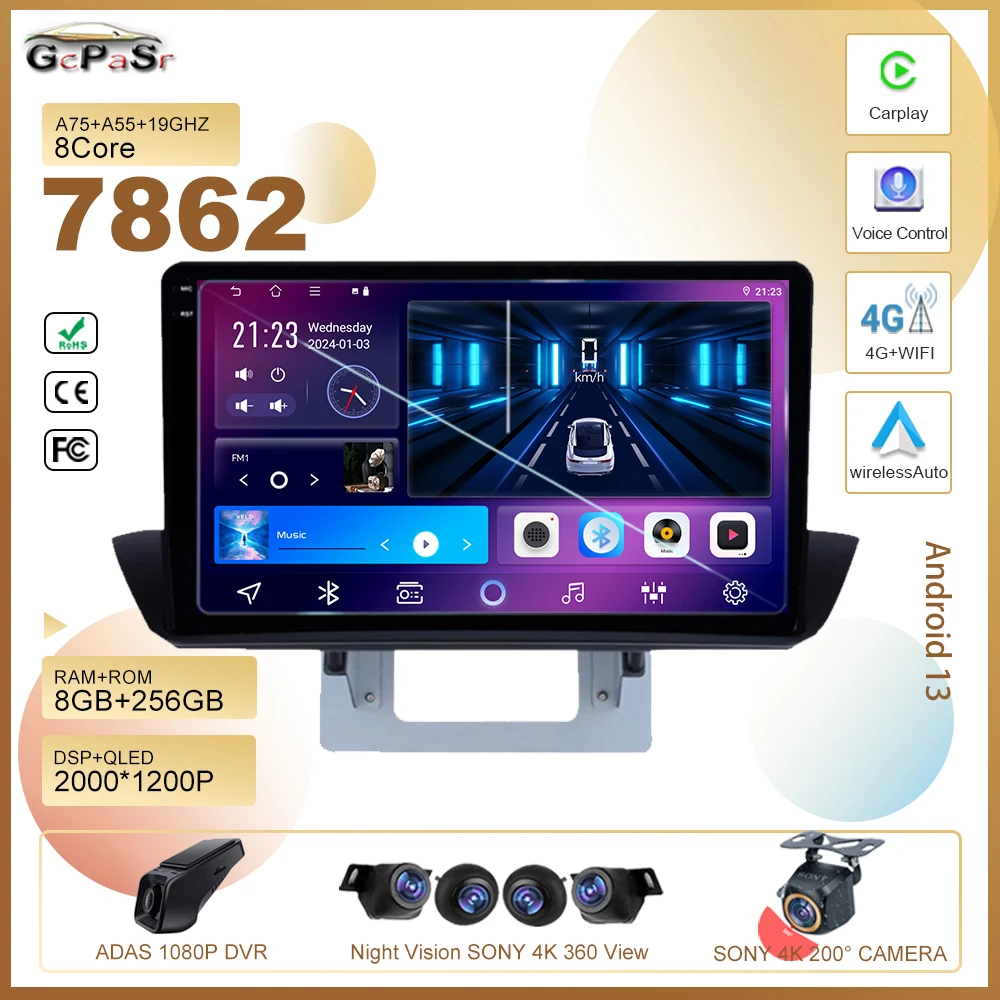For Mazda BT50 2012 - 2018 Car Android 13 Auto Radio Stereo Multimedia Player GPS Navigation 5G wifi High-performance HDR QLED
For Mazda BT50 2012 - 2018 Car Android 13 Auto Radio Stereo Multimedia Player GPS Navigation 5G wifi High-performance HDR QLED