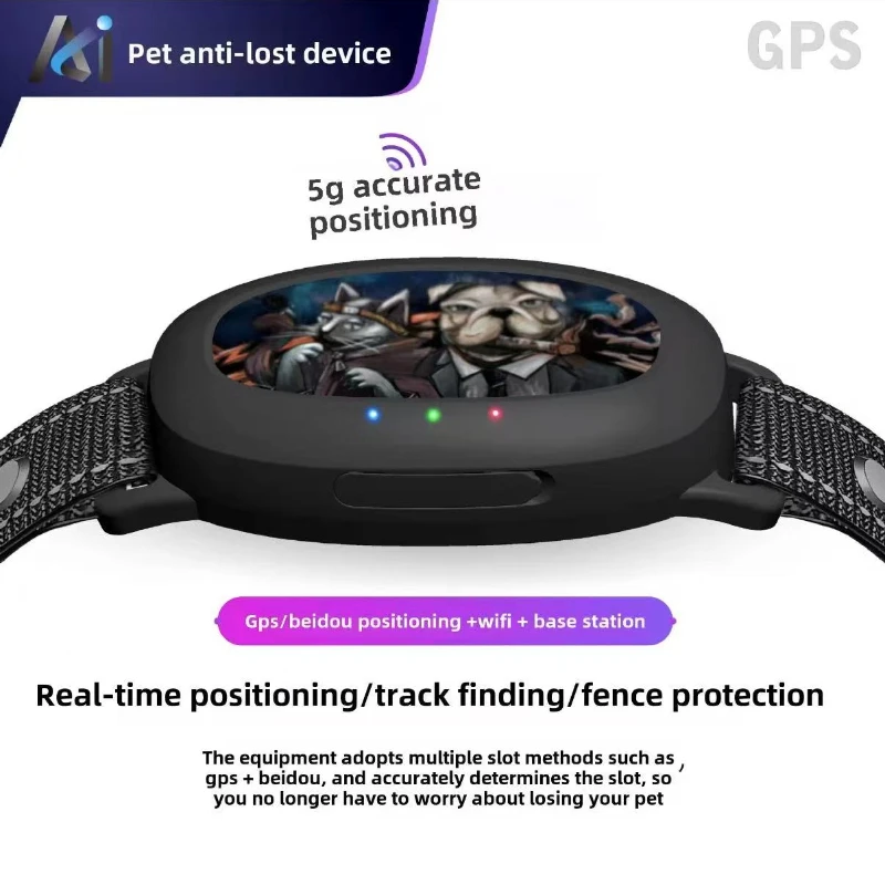 Real-Time GPS Pet Tracker Collar, Geo-Fence Anti-Lost Device, IP67 Waterproof 30 Days Battery for Dogs/Cats
Real-Time GPS Pet Tracker Collar, Geo-Fence Anti-Lost Device, IP67 Waterproof 30 Days Battery for Dogs/Cats