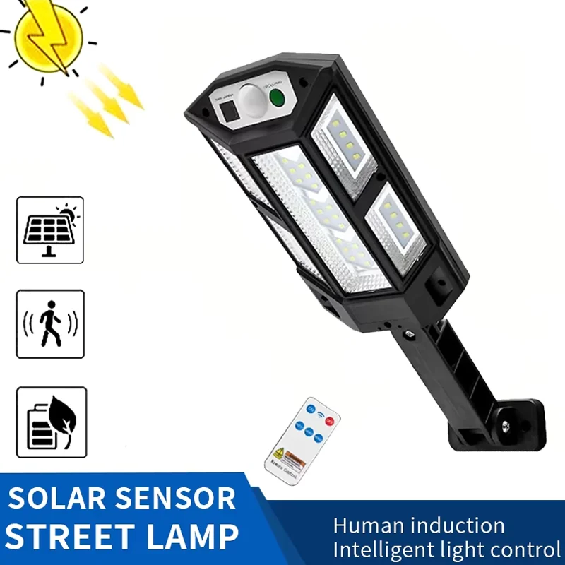 LED Solar Street Light Outdoor Waterproof Motion Sensor Remote Control Lights 3 Mode Courtyard Porch Decorative Wall Lamp
LED Solar Street Light Outdoor Waterproof Motion Sensor Remote Control Lights 3 Mode Courtyard Porch Decorative Wall Lamp