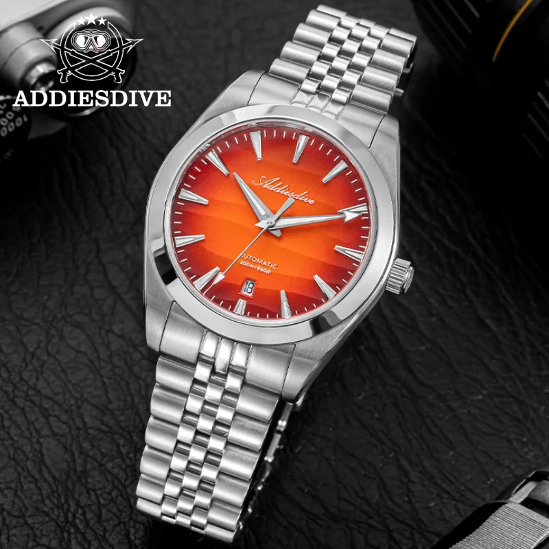 ADDIESDIVE NEW 39mm Men's Desert Texture Watch 200m Diver Sapphire Crystal AD2540 BGW9 Blue Luminous Mechanical Automatic Watch
ADDIESDIVE NEW 39mm Men's Desert Texture Watch 200m Diver Sapphire Crystal AD2540 BGW9 Blue Luminous Mechanical Automatic Watch