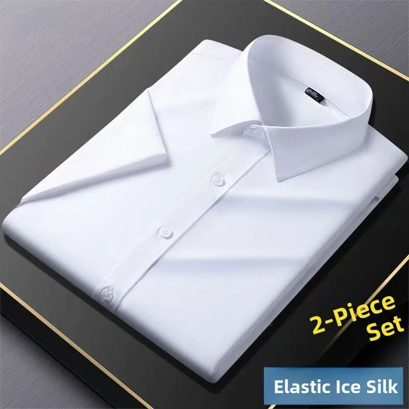 Busin Casual Ice Silk f Sve irt Мужской эластичный свободный тонкий летний воротник из полиэфирного волокна с квадратным воротником против морщин
Busin Casual Ice Silk f Sve irt Мужской эластичный свободный тонкий летний воротник из полиэфирного волокна с квадратным воротником против морщин