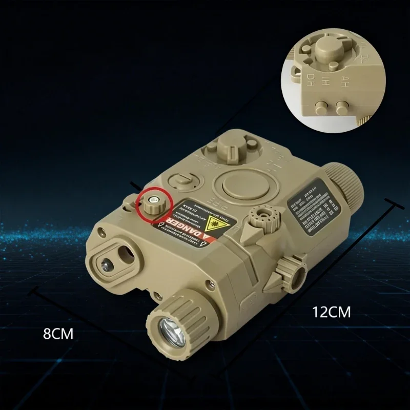 НОВИНКА 2026: Многофункциональный лазерный фонарь PEQ15: совместим с 20-мм планкой для игрушечных страйкбольных пистолетов, охоты, игр CS, с функцией индикатора
НОВИНКА 2026: Многофункциональный лазерный фонарь PEQ15: совместим с 20-мм планкой для игрушечных страйкбольных пистолетов, охоты, игр CS, с функцией индикатора