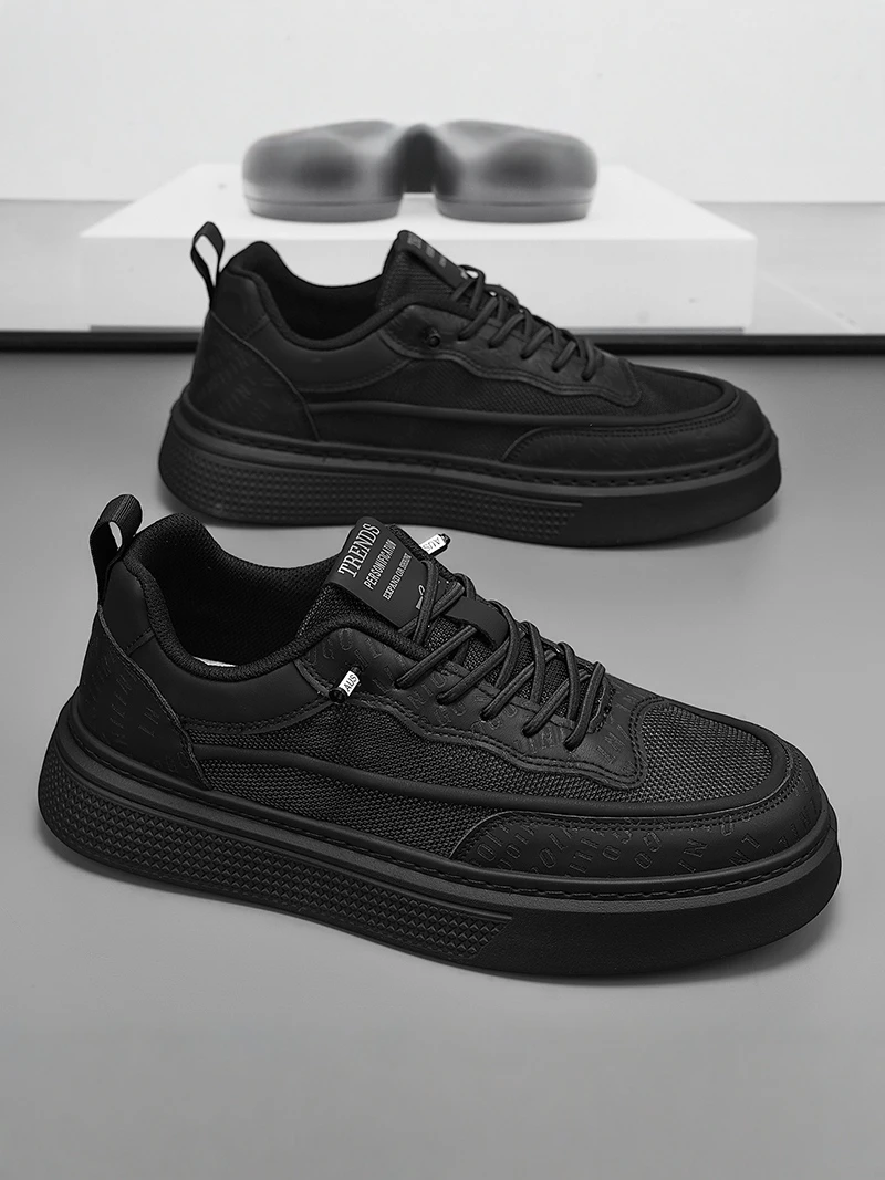 Men's Slip-On Work Shoes Casual Leather Flat Shoes for Office Wear Comfortable Breathable Sporty Black Trendy No-Tie Shoes
Men's Slip-On Work Shoes Casual Leather Flat Shoes for Office Wear Comfortable Breathable Sporty Black Trendy No-Tie Shoes