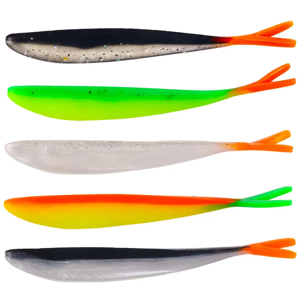 Rainbow T-Tail Soft Bait Long Cast Soft Worm Lure for Black Pond Topmouth Culter Mandarin Fish Freshwater Fishing
Rainbow T-Tail Soft Bait Long Cast Soft Worm Lure for Black Pond Topmouth Culter Mandarin Fish Freshwater Fishing