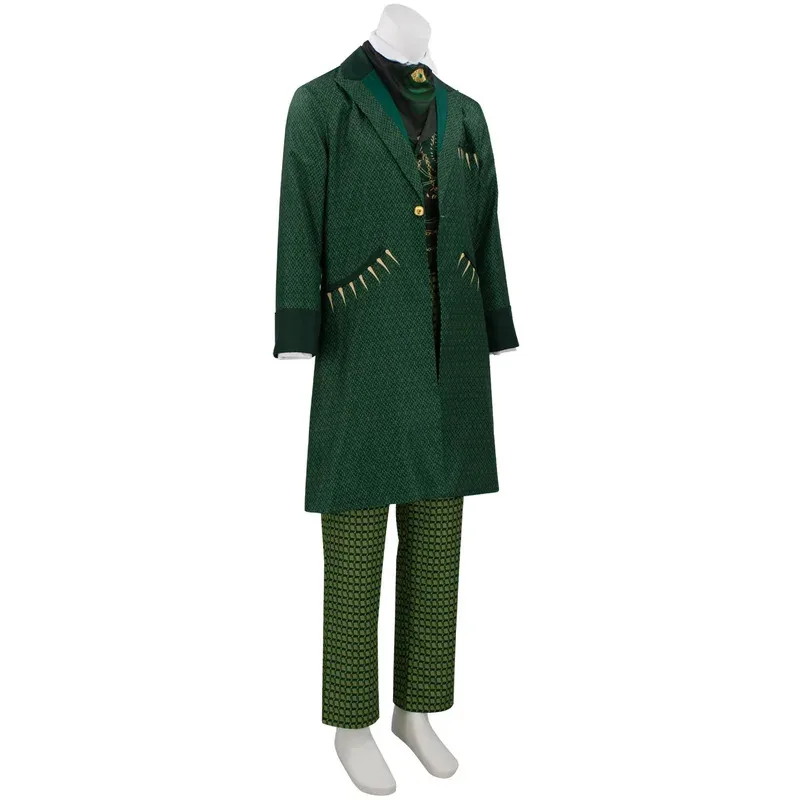 DY20Movie Wicked Wizard Cosplay Men's Green Suit Complete Set Men's Christmas Clothing Halloween suit New Year Costume25
DY20Movie Wicked Wizard Cosplay Men's Green Suit Complete Set Men's Christmas Clothing Halloween suit New Year Costume25