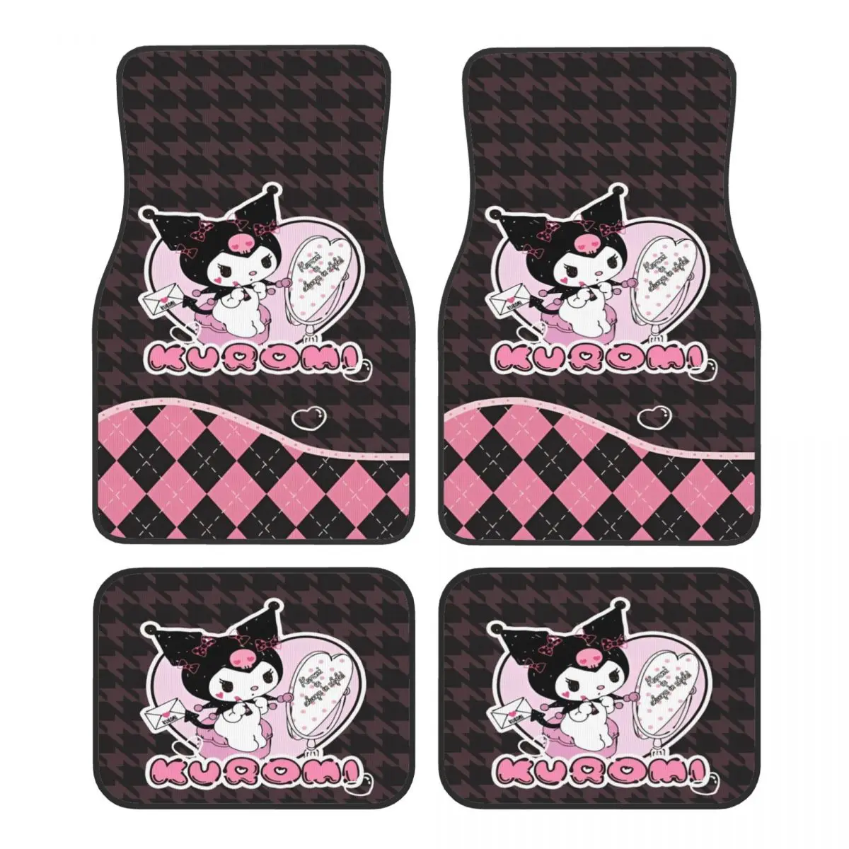 Kuromi Cartoon Cute Automotive Floor Mats for Cars Universal Fit Full Set Car Floor Mats Non-Slip for SUV Sedan
Kuromi Cartoon Cute Automotive Floor Mats for Cars Universal Fit Full Set Car Floor Mats Non-Slip for SUV Sedan