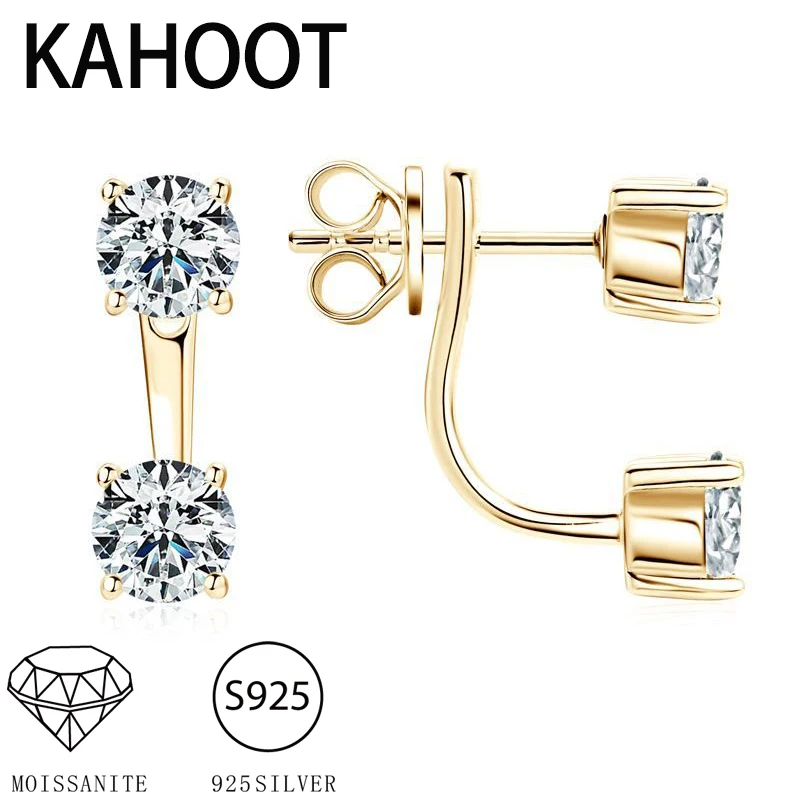 925 silver 1 carat * 2 moissanite fashionable personality casual daily high quality men's and women's earrings
925 silver 1 carat * 2 moissanite fashionable personality casual daily high quality men's and women's earrings