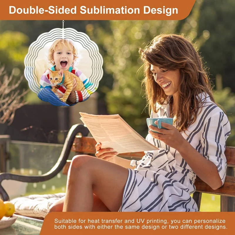 Top-8 Inch Aluminum Metal Hanging Wind Spinners Sublimation Blanks For Garden Indoor Outdoor Porch Decoration Round
Top-8 Inch Aluminum Metal Hanging Wind Spinners Sublimation Blanks For Garden Indoor Outdoor Porch Decoration Round