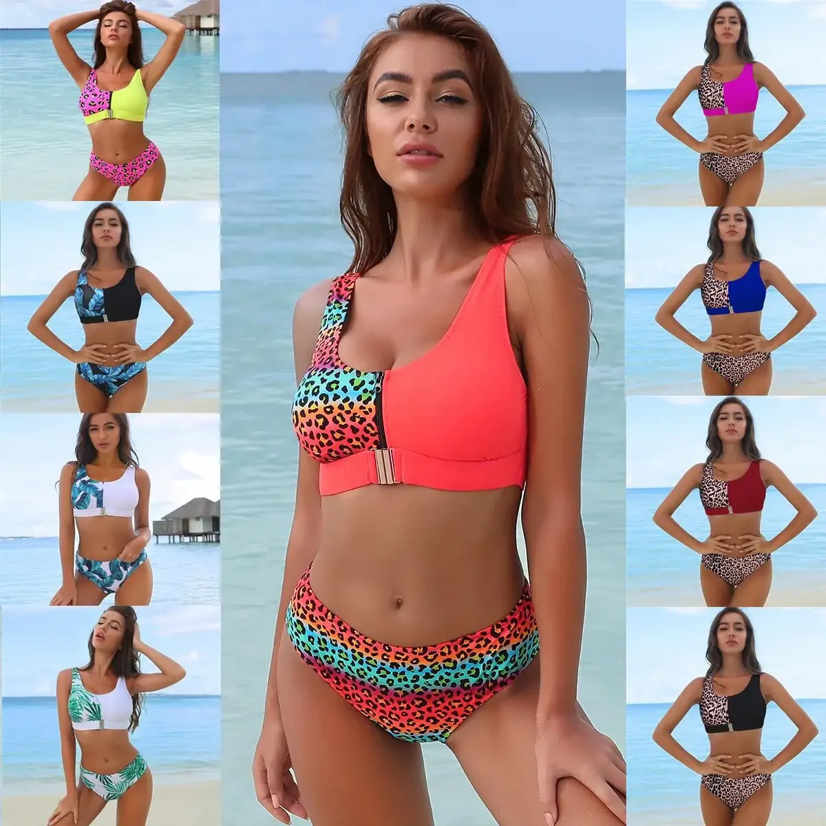 2025 new European and American bikini swimsuit women's fashion sexy beach vacation ins wind Huludao swimsuit suit
2025 new European and American bikini swimsuit women's fashion sexy beach vacation ins wind Huludao swimsuit suit