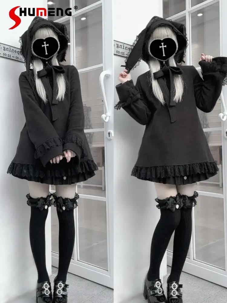 Original Subculture Soft Girl Rabbit Ear Hooded Sweatshirt Autumn Winter New Women's Loose Sweet Cool Harajuku Aesthetic Tops
Original Subculture Soft Girl Rabbit Ear Hooded Sweatshirt Autumn Winter New Women's Loose Sweet Cool Harajuku Aesthetic Tops