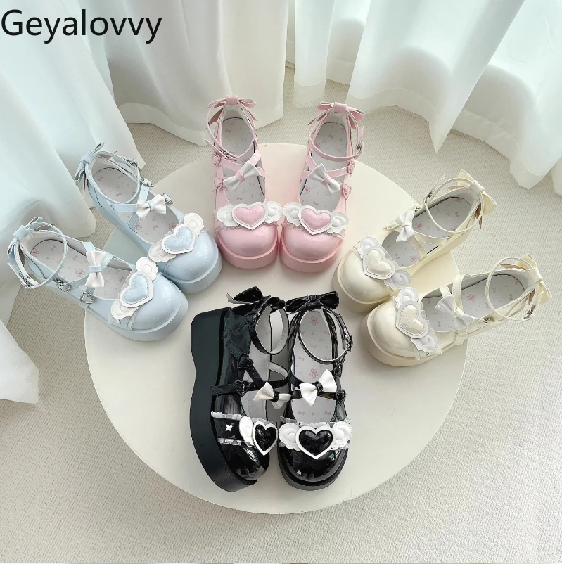 Spring Autumn Women's Shoes Sweet Cute Original Ladies Elegant Platform Round Head Casual 2025 New Lolita Style Mary Jane Pumps
Spring Autumn Women's Shoes Sweet Cute Original Ladies Elegant Platform Round Head Casual 2025 New Lolita Style Mary Jane Pumps