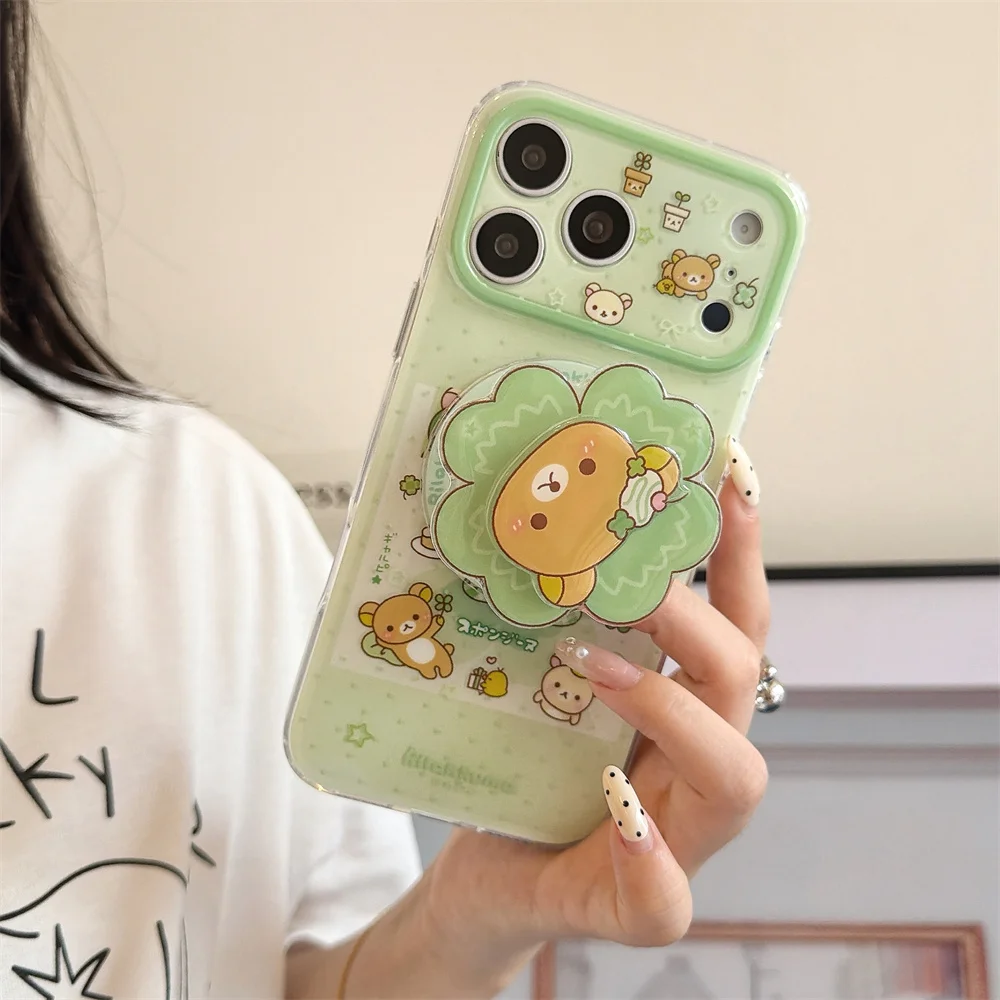 Japan Kawaii Cartoon Magnetic Phone Case With Magsafe Rotate Rilakkuma Stand Case for iPhone 17 Pro 15 16 17 16 Pro 15 Max Cover
Japan Kawaii Cartoon Magnetic Phone Case With Magsafe Rotate Rilakkuma Stand Case for iPhone 17 Pro 15 16 17 16 Pro 15 Max Cover