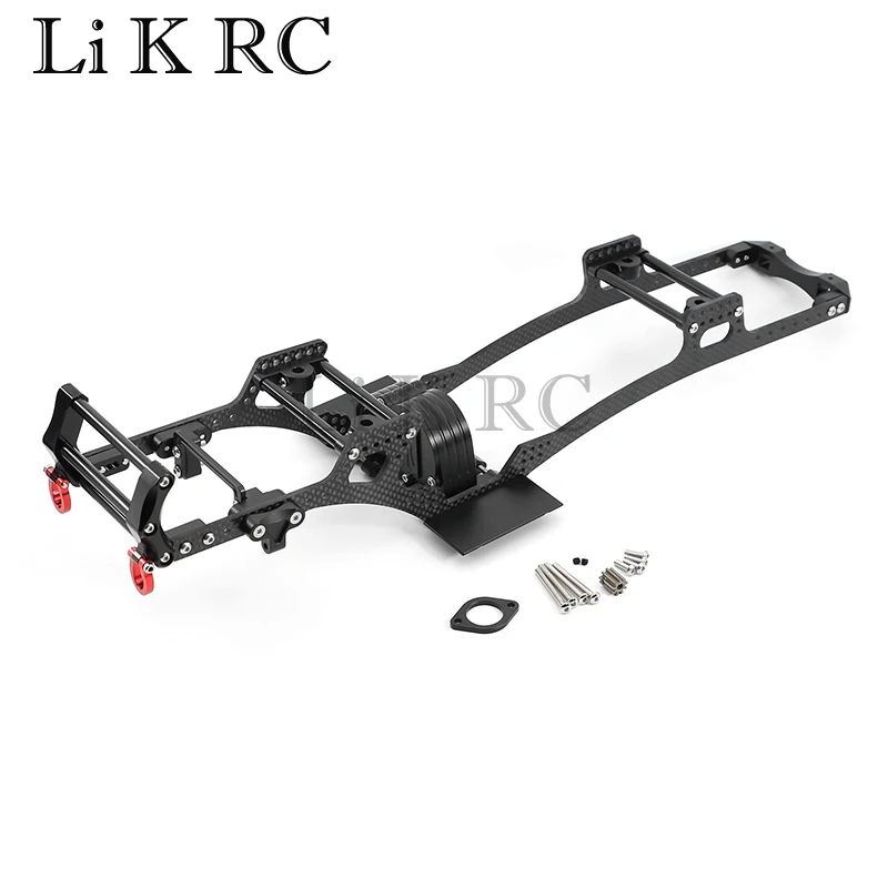 Carbon Fiber LCG Chassis Kit Frame Rail V2 Gearbox Skid Plate Bumper Set for Axial SCX10 1/10 RC Crawler Car DIY Upgrade Parts
Carbon Fiber LCG Chassis Kit Frame Rail V2 Gearbox Skid Plate Bumper Set for Axial SCX10 1/10 RC Crawler Car DIY Upgrade Parts