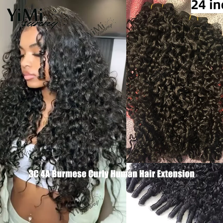 3C 4A Burmese Curly Human Hair Bundles Weft Pixie Bouncy Curly Raw Virgin HumanHair Extension For Salon Make Full Head
3C 4A Burmese Curly Human Hair Bundles Weft Pixie Bouncy Curly Raw Virgin HumanHair Extension For Salon Make Full Head