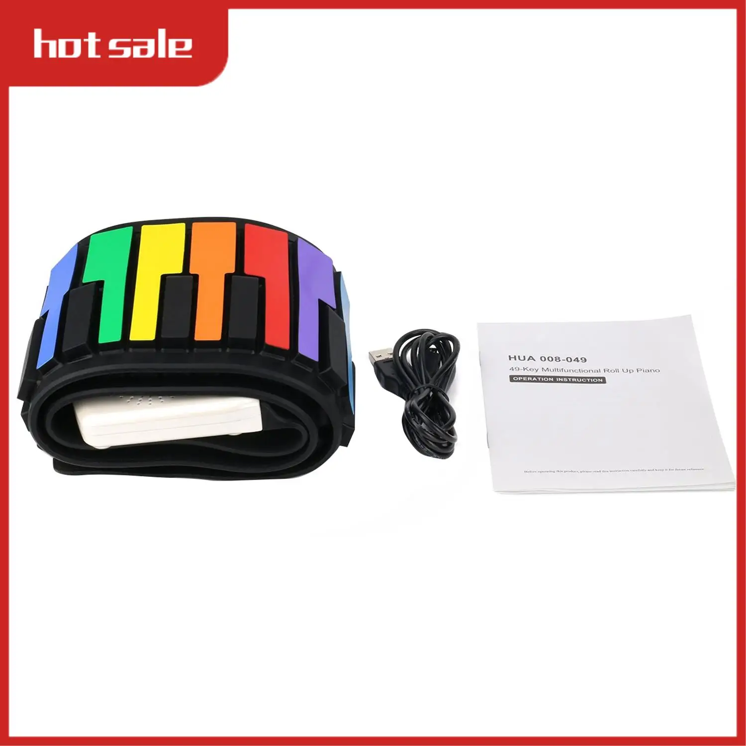 AC22-Color 49 Standard Keys Flexible Kids Piano Keyboard Flexible Roll Up Keyboard Piano Built-In Lithium Battery Completely Por
AC22-Color 49 Standard Keys Flexible Kids Piano Keyboard Flexible Roll Up Keyboard Piano Built-In Lithium Battery Completely Por