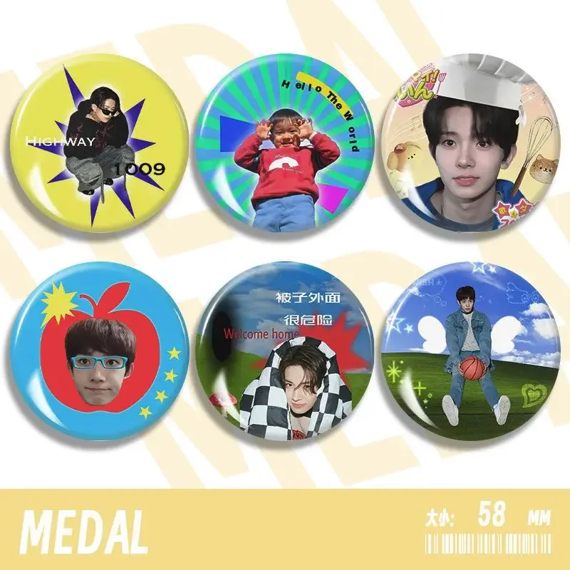 New ENHYPENS Cute Niche Glossy 58mm Metal Badge Pins Trendy Itabag Decor Brooches Lovely Ornament Collection Gifts
New ENHYPENS Cute Niche Glossy 58mm Metal Badge Pins Trendy Itabag Decor Brooches Lovely Ornament Collection Gifts