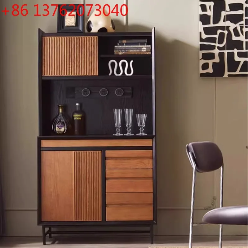 French modern side cabinet retro solid wood tea cabinet medieval multi-functional locker
French modern side cabinet retro solid wood tea cabinet medieval multi-functional locker