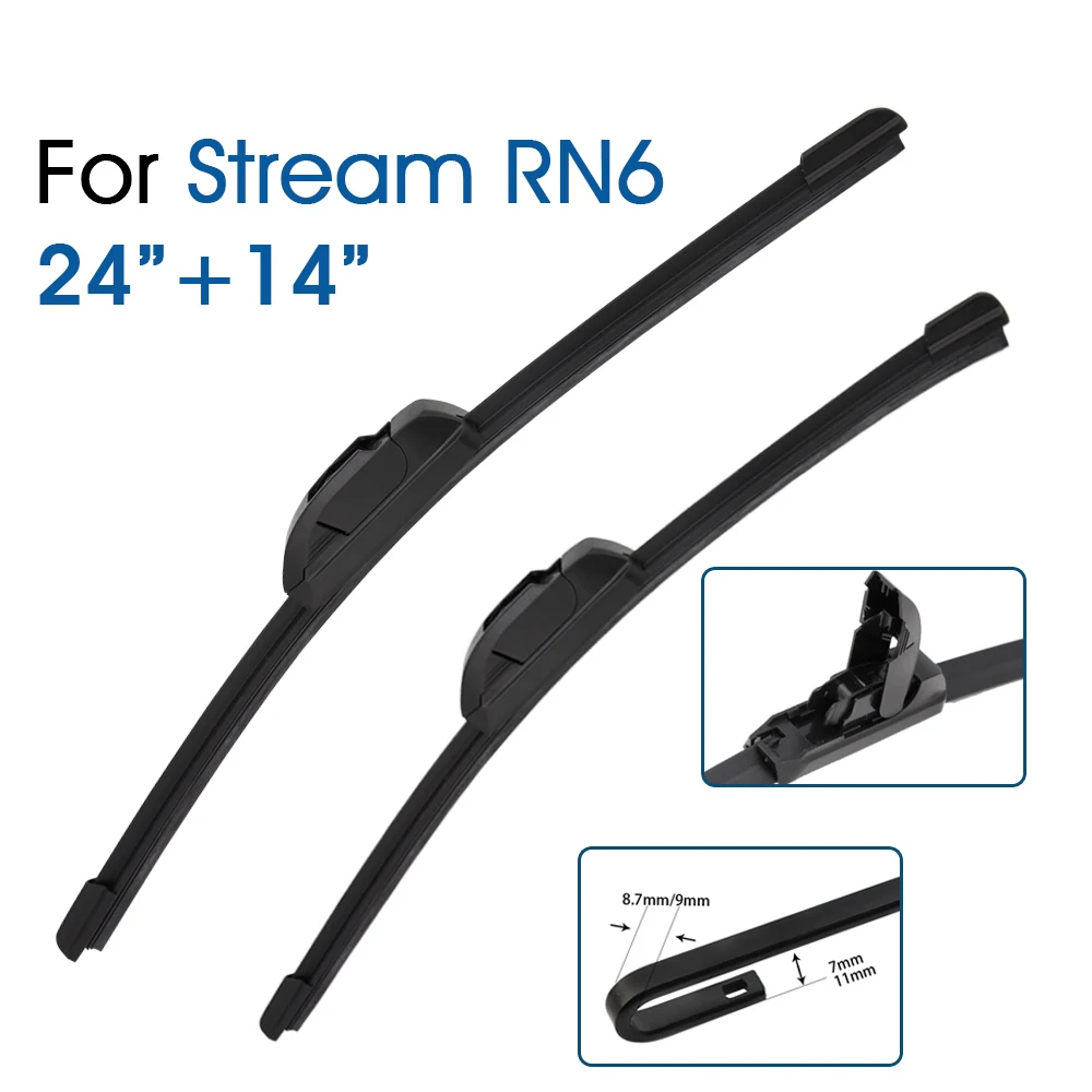 BROSHOO Car Wiper Front Window Windscreen Windshield Wiper Blades 24"+14" For Honda STREAM RN6 2006-2014 Auto Accessories
BROSHOO Car Wiper Front Window Windscreen Windshield Wiper Blades 24"+14" For Honda STREAM RN6 2006-2014 Auto Accessories