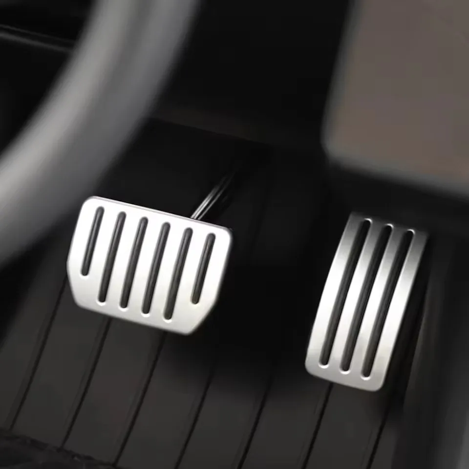 MOBIDEA For Tesla Model Y Juniper 2026 Upgraded Aluminum Foot Pedal Pads • Non-Slip Accelerator/Brake/Rest Mats
MOBIDEA For Tesla Model Y Juniper 2026 Upgraded Aluminum Foot Pedal Pads • Non-Slip Accelerator/Brake/Rest Mats