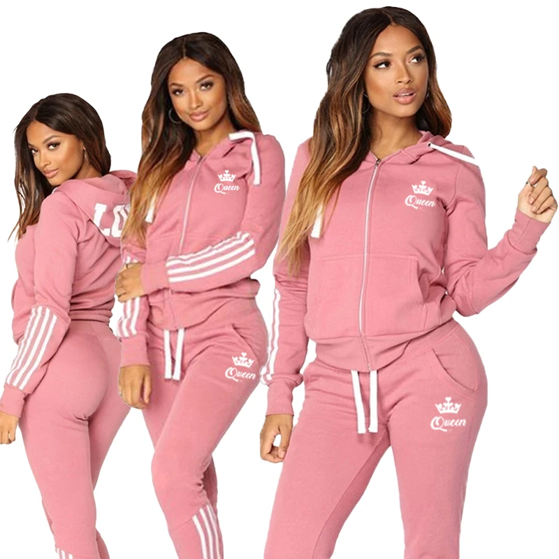 Autumn Women Fashion Casual Suit Outdoor Sweatshirt Pants Set Lady Zipper 2 Piece Solid Color Sport Jacket Jogging Suits
Autumn Women Fashion Casual Suit Outdoor Sweatshirt Pants Set Lady Zipper 2 Piece Solid Color Sport Jacket Jogging Suits