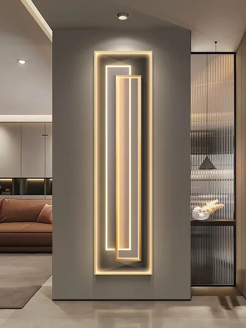 Modern Creative LED Luminous Vertical Long-Shape Wall Art - Living Room/Corridor Simple Minimalist Mural E27 Fixture
Modern Creative LED Luminous Vertical Long-Shape Wall Art - Living Room/Corridor Simple Minimalist Mural E27 Fixture