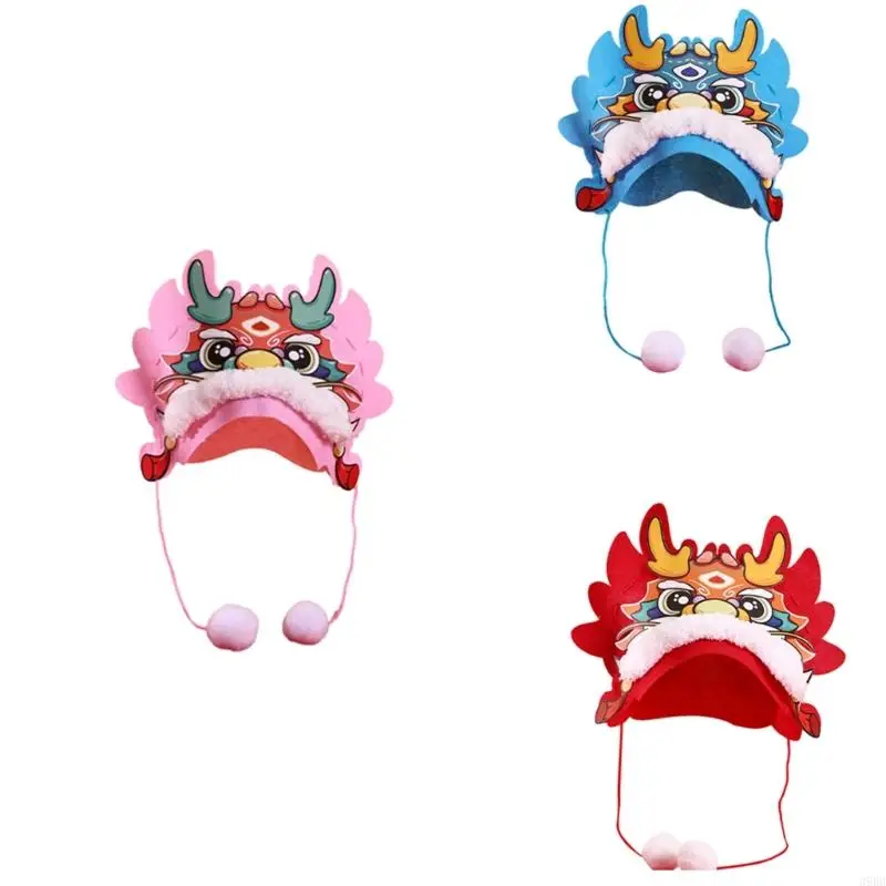 DIY Chinese Dragon Year Craft Set for Girls Children, Festival Birthday Gift Children's DIY Colorful Hat
DIY Chinese Dragon Year Craft Set for Girls Children, Festival Birthday Gift Children's DIY Colorful Hat