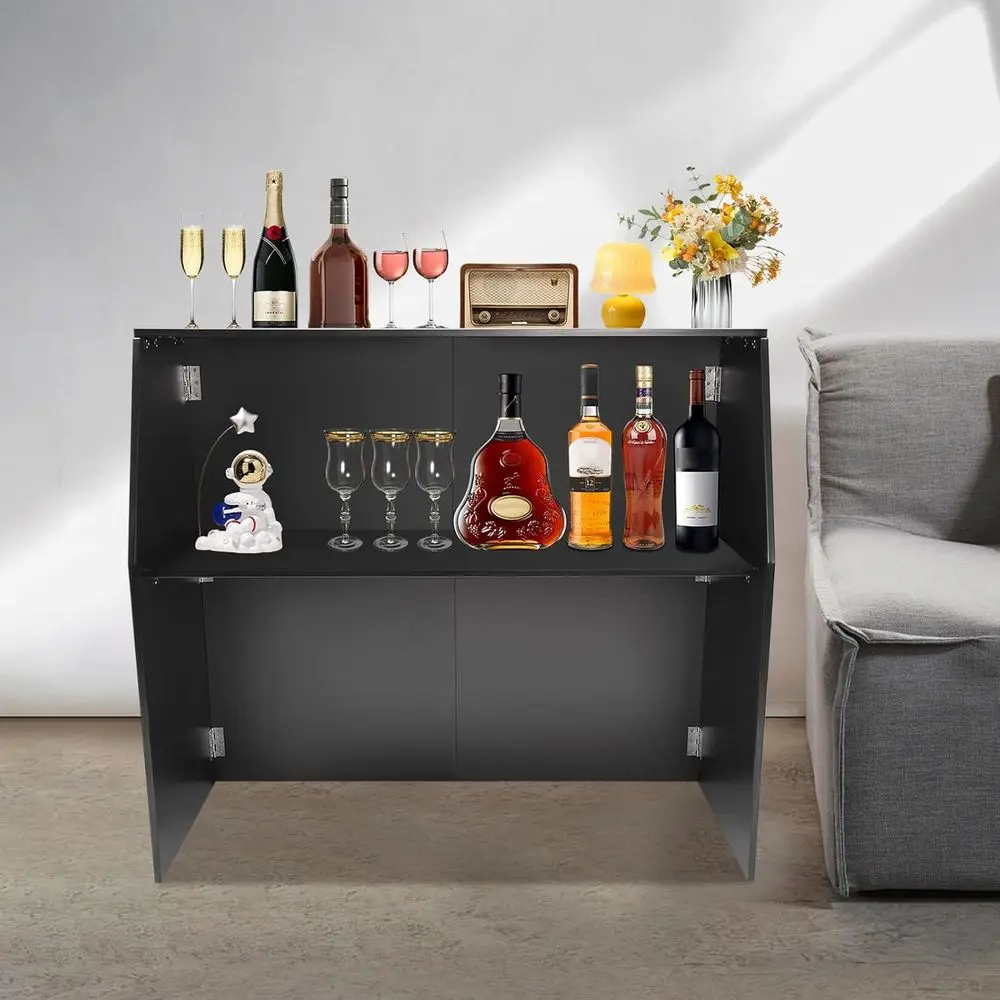 Portable Event Bar Cabinet, Foldable Bar Table, Storage Cabinet for Home Kitchen and Parties
Portable Event Bar Cabinet, Foldable Bar Table, Storage Cabinet for Home Kitchen and Parties