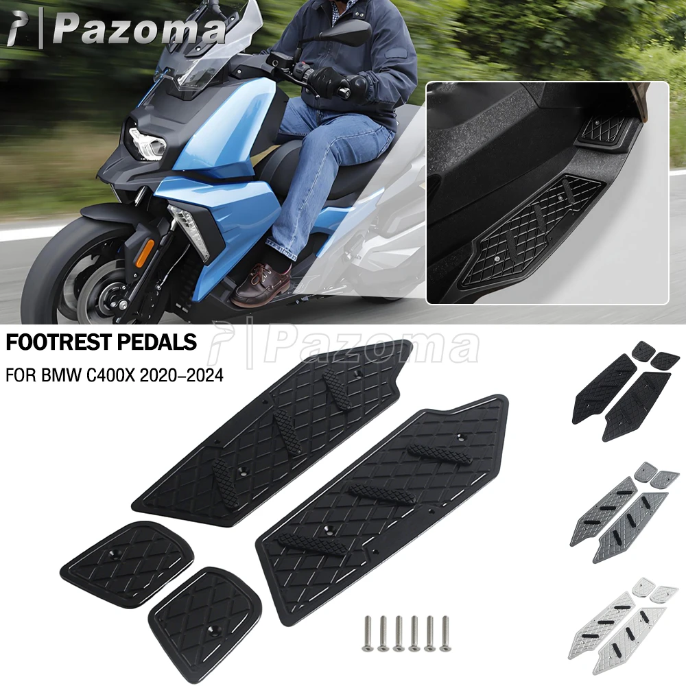 Footrest Pedals Aluminum Anti-Slip Pedal Footrest Footped Plate For BMW C400X C 400X 400 X 2020-2024 2022 Motorcycle Accessories
Footrest Pedals Aluminum Anti-Slip Pedal Footrest Footped Plate For BMW C400X C 400X 400 X 2020-2024 2022 Motorcycle Accessories