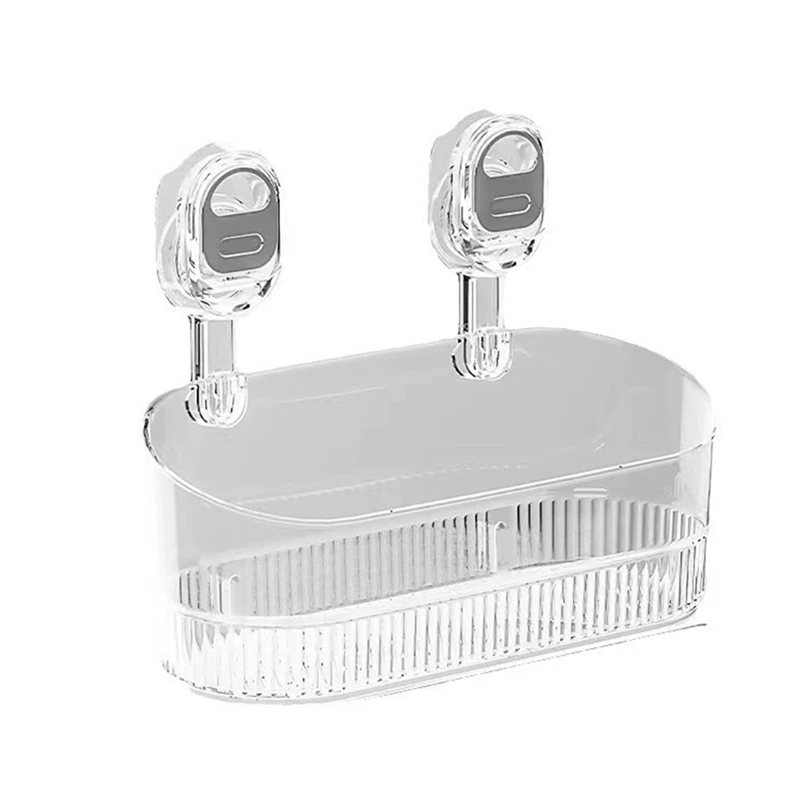 Wall-Mounted Suction Cup Kitchen Storage Box For Makeup And Skincare Organization
Wall-Mounted Suction Cup Kitchen Storage Box For Makeup And Skincare Organization