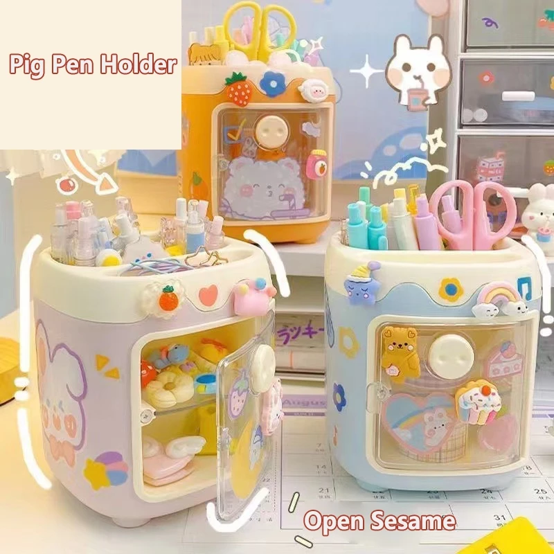 Cute Bear Large Pencil Holder Pen Makeup Brush Table Organizer Cartoon Multipurpose Grid Office Supplies Decoration Box Stylish
Cute Bear Large Pencil Holder Pen Makeup Brush Table Organizer Cartoon Multipurpose Grid Office Supplies Decoration Box Stylish