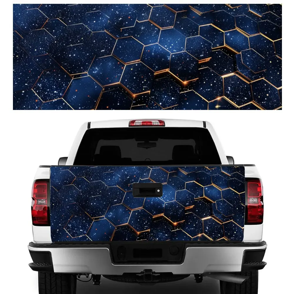 Night Starry Sky Honeycomb Car Tail Trunk Protect Vinly Decal Auto Accessories DIY Hood Decoration Sticker for Off-road Pickup
Night Starry Sky Honeycomb Car Tail Trunk Protect Vinly Decal Auto Accessories DIY Hood Decoration Sticker for Off-road Pickup