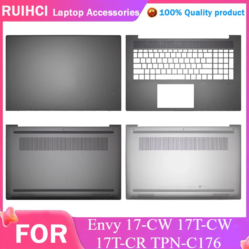 Original New For HP Envy 17-CW 17T-CW 17T-CR TPN-C176 Laptop LCD Back Cover Palmrest Upper Case Bottom Base Shell Grey Silver
Original New For HP Envy 17-CW 17T-CW 17T-CR TPN-C176 Laptop LCD Back Cover Palmrest Upper Case Bottom Base Shell Grey Silver