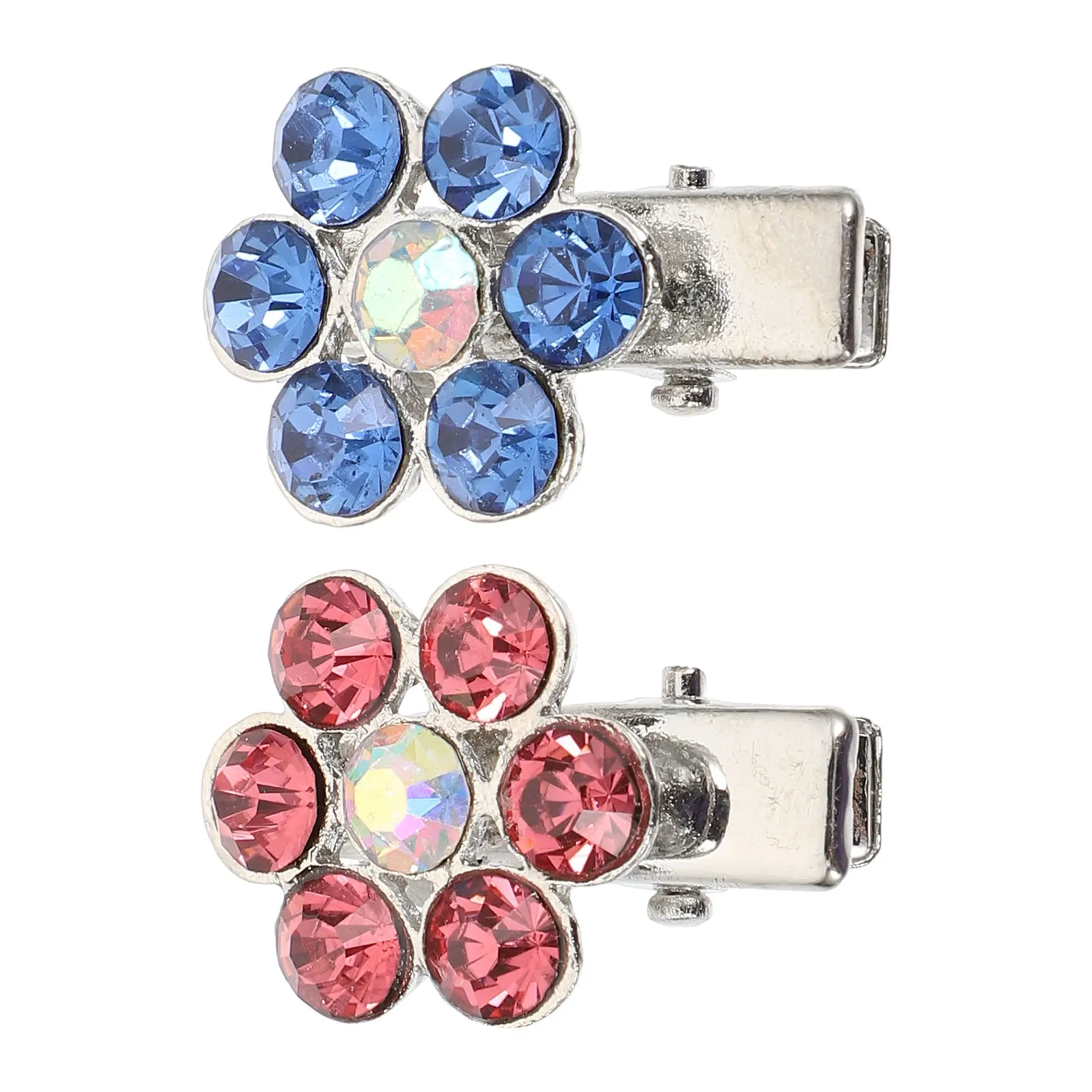 2 Pcs Pet Hairpins Crystal Alloy Rhinestone Decorations Durable Flower Design Suitable Occasions Great Gift Dog Owners Safe
2 Pcs Pet Hairpins Crystal Alloy Rhinestone Decorations Durable Flower Design Suitable Occasions Great Gift Dog Owners Safe