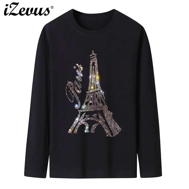 Men's warm casual T-shirt, hot bottom cotton, new hot diamond pylon, comfortable, fall and winter
Men's warm casual T-shirt, hot bottom cotton, new hot diamond pylon, comfortable, fall and winter