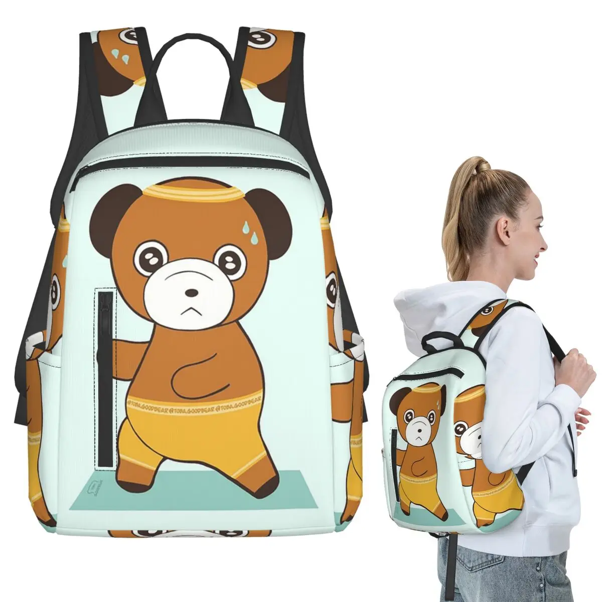 Bear Yoga Backpack Student BookBag Kids School Bag Computer Shoulder Bags Boys Girls
Bear Yoga Backpack Student BookBag Kids School Bag Computer Shoulder Bags Boys Girls