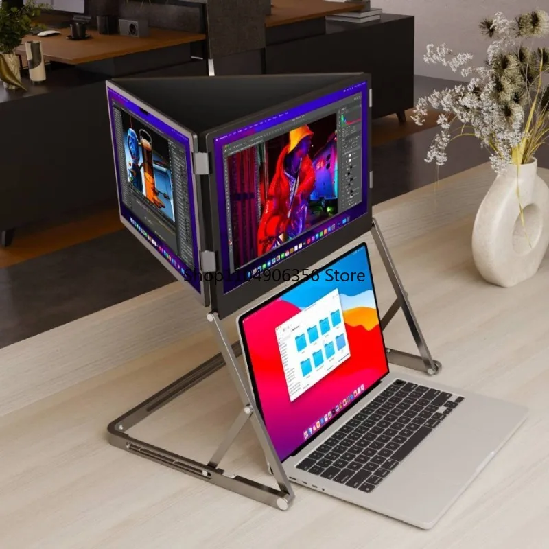 For TriCrate Trifold Display 15.6 High Color Gamut LCD Display Laptop Extended Portable
For TriCrate Trifold Display 15.6 High Color Gamut LCD Display Laptop Extended Portable