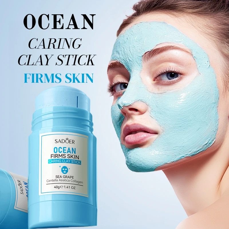 40g Ocean Firming Care Mud Mask Stick, Facial Mask, Cleansing Facial Mud Mask, Contains Collagen, Niacinamide and Other Ingredients, Gently Cleanses and Moisturizes the Skin, Controls Facial Oil, Removes Impurities from Pores, Leaves the Skin Feeling Fres
40g Ocean Firming Care Mud Mask Stick, Facial Mask, Cleansing Facial Mud Mask, Contains Collagen, Niacinamide and Other Ingredients, Gently Cleanses and Moisturizes the Skin, Controls Facial Oil, Removes Impurities from Pores, Leaves the Skin Feeling Fres