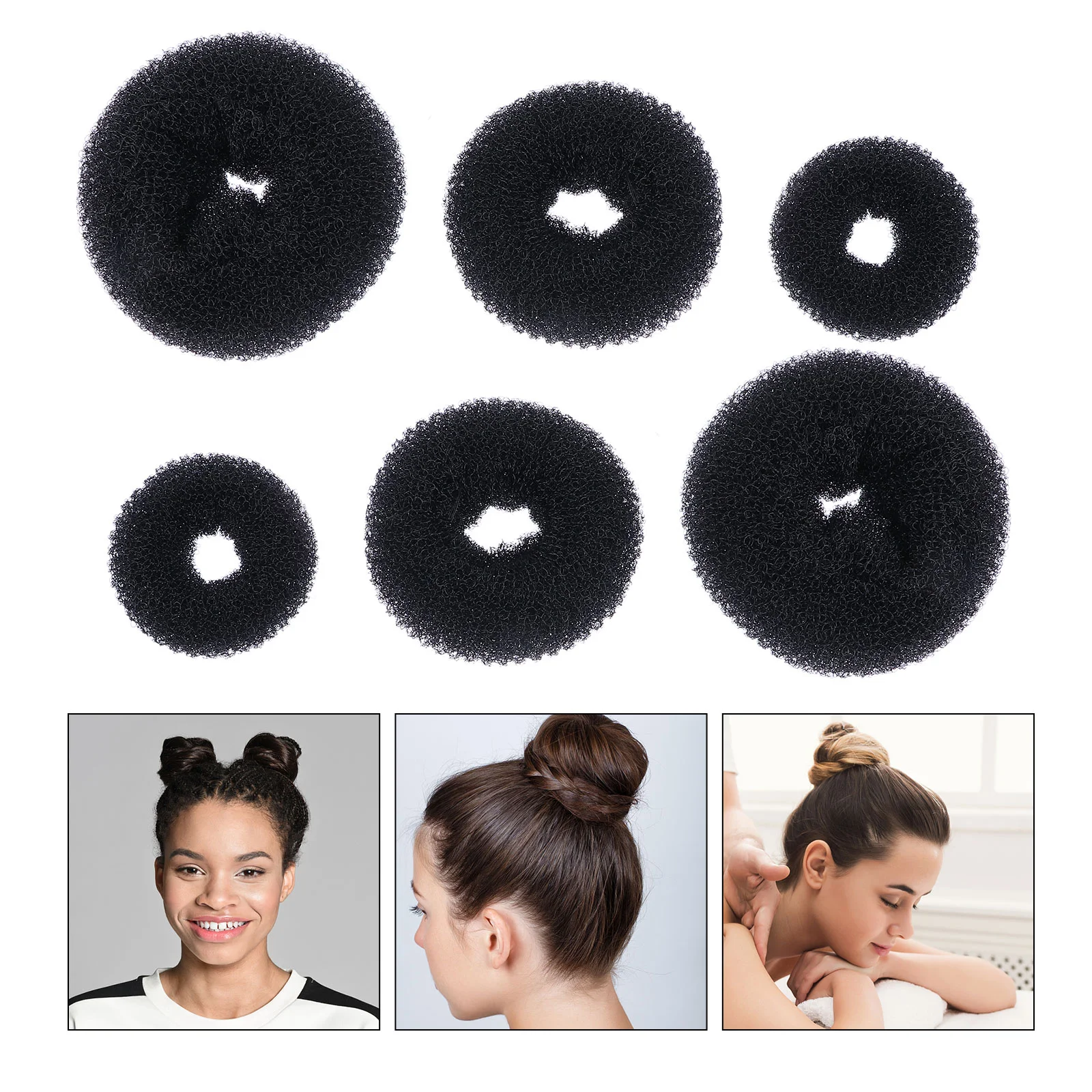 3 Sets Hair Nets for Buns Updo Accessory Accessories Donut Makers Barrettes Women Toppers
3 Sets Hair Nets for Buns Updo Accessory Accessories Donut Makers Barrettes Women Toppers