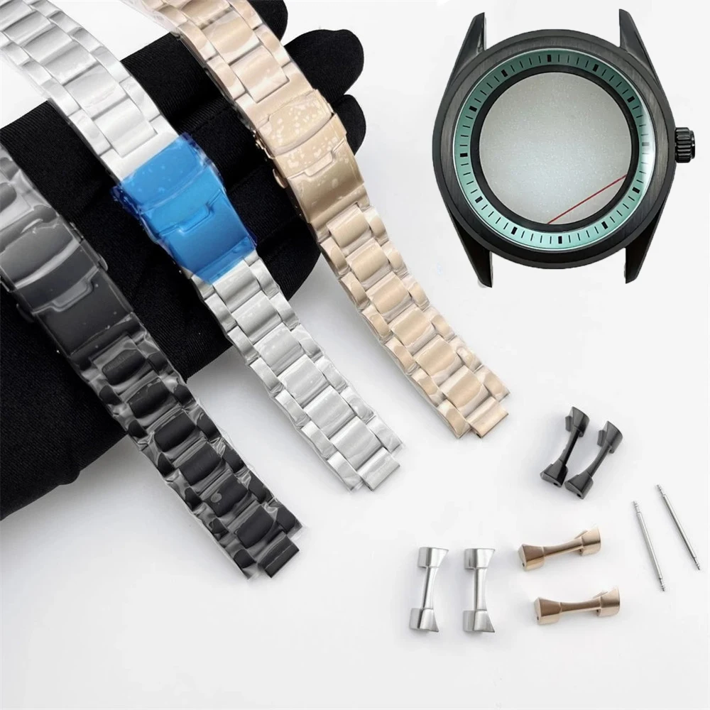 22mm Silver/Rose Gold/Black Stainless Steel Watch Strap Butterfly Buckle Watchband for SKX007 Mechanical Watch Replacement Parts
22mm Silver/Rose Gold/Black Stainless Steel Watch Strap Butterfly Buckle Watchband for SKX007 Mechanical Watch Replacement Parts