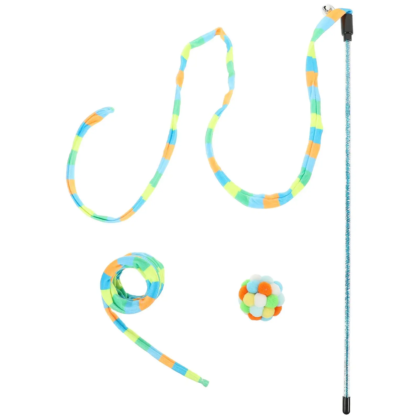 Cat Teaser Kitten Collar with Bell Interactive Toys Fishing Pole for Indoor Cats Pet
Cat Teaser Kitten Collar with Bell Interactive Toys Fishing Pole for Indoor Cats Pet