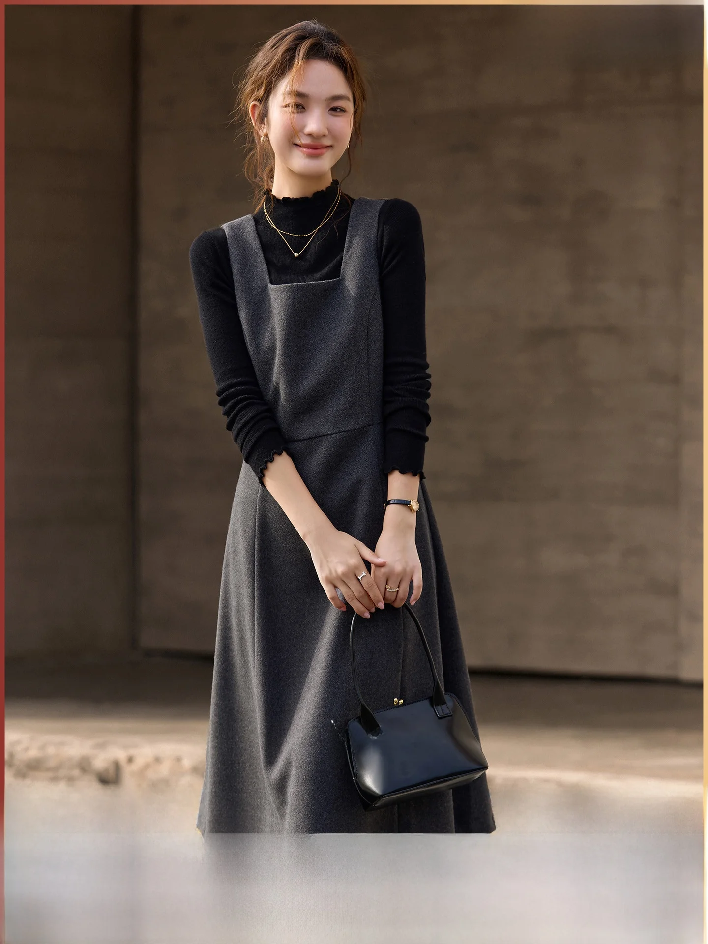 Retro Svel Vest Dr Women's Winter New Waist-Cinching Slimming Long Skirt Casual Sle Midi Dr Polyester Fiber
Retro Svel Vest Dr Women's Winter New Waist-Cinching Slimming Long Skirt Casual Sle Midi Dr Polyester Fiber