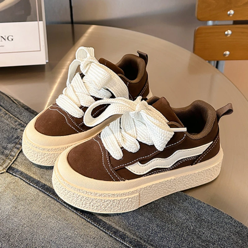 Children Canvas Shoes Spring Autumn 2025 New Fashion Striped Soft Boys Sports Shoes Students Lace-up Light Sneakers for Girls
Children Canvas Shoes Spring Autumn 2025 New Fashion Striped Soft Boys Sports Shoes Students Lace-up Light Sneakers for Girls