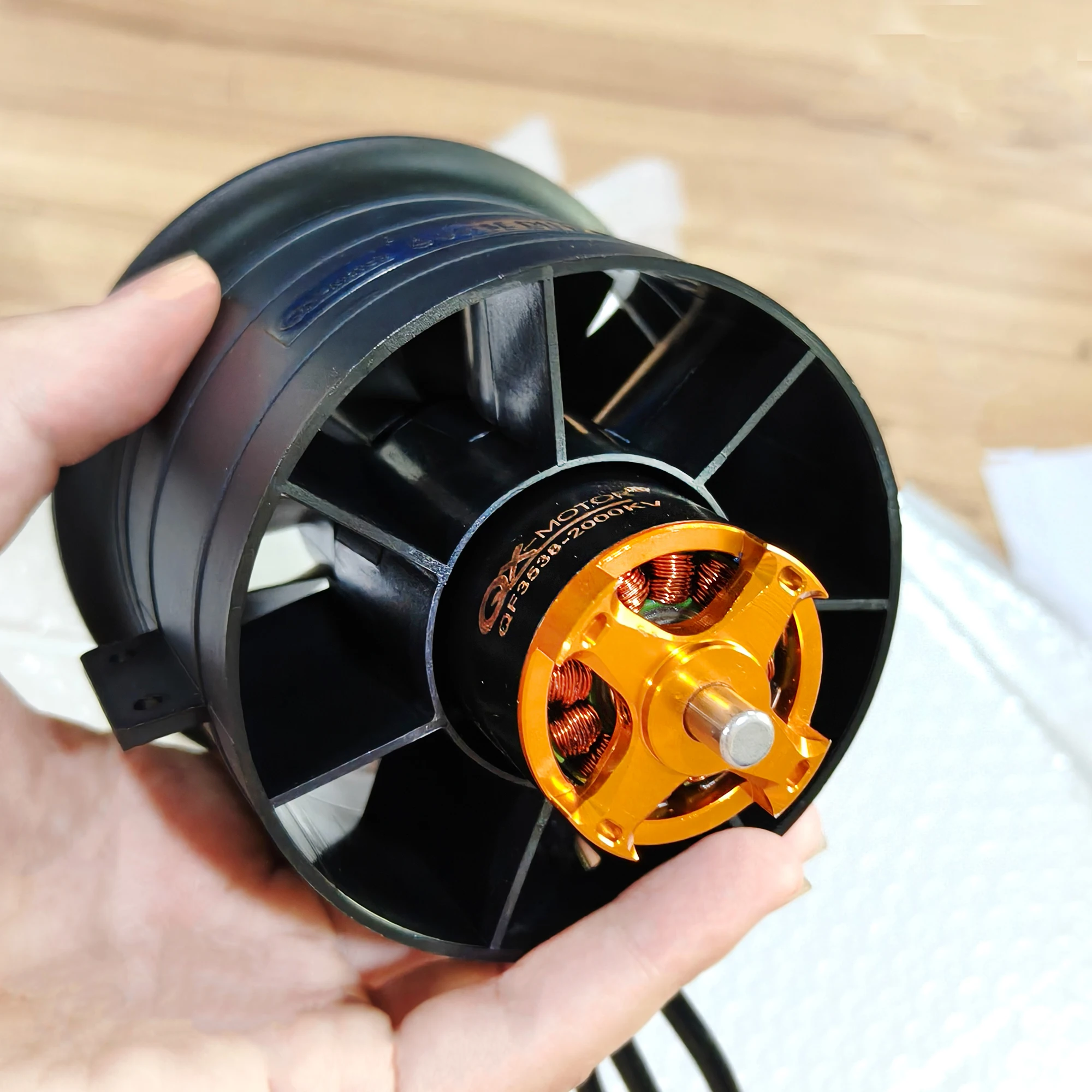 QX-MOTOR 80mm EDF 12Blades Ducted Fan CW CCW with Brushless Motor use 80A /120A ESC for RC Multirotor Helicopter Drone parts
QX-MOTOR 80mm EDF 12Blades Ducted Fan CW CCW with Brushless Motor use 80A /120A ESC for RC Multirotor Helicopter Drone parts