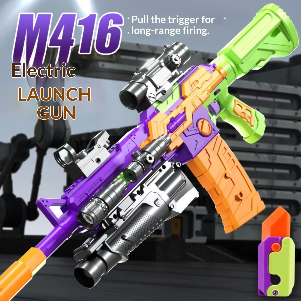 M416 Radish Gun Multi Shot Automatic Extractor Manual Fire Simulation Boy Toy Gun Soft Bullet Stress Relief Toy Children's Gift
M416 Radish Gun Multi Shot Automatic Extractor Manual Fire Simulation Boy Toy Gun Soft Bullet Stress Relief Toy Children's Gift