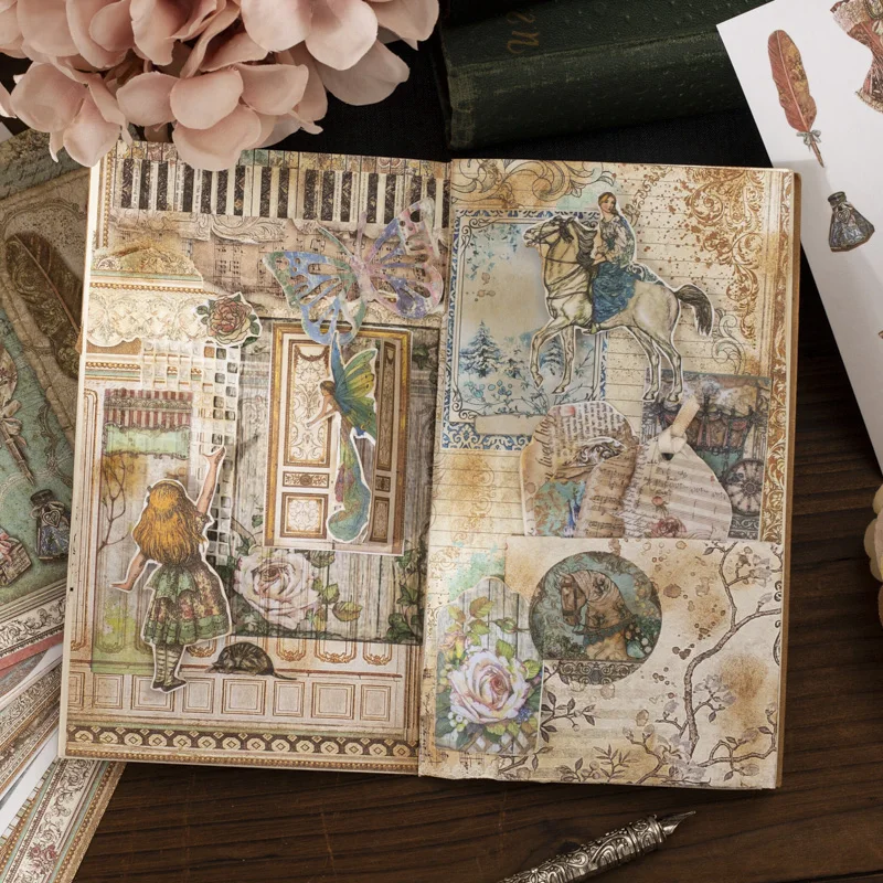 25Pcs Base Vintage stickers European Retro fashion dress design Palace Princess literary Decoration decorative planner 14CM
25Pcs Base Vintage stickers European Retro fashion dress design Palace Princess literary Decoration decorative planner 14CM