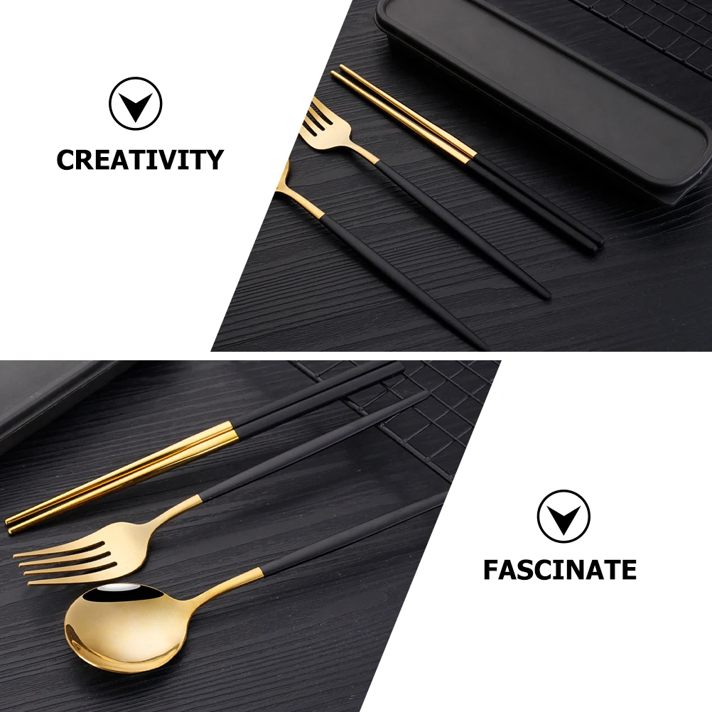 Serving Utensils Portable Cutlery Set Travel Chopstick Spoon Tableware Fork Stainless Steel Spoons Chopsticks Kit Camping
Serving Utensils Portable Cutlery Set Travel Chopstick Spoon Tableware Fork Stainless Steel Spoons Chopsticks Kit Camping