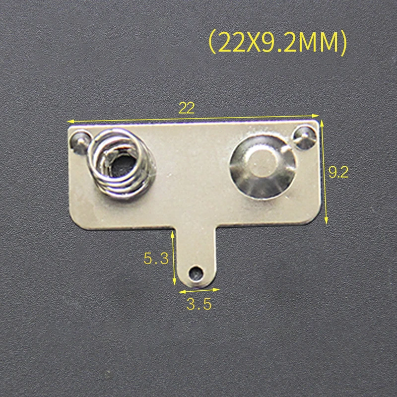 50PCS Wholesale Batter Spring Contact AAA Battery Box Positive And Negative Sheet Nickel Plating Battery Shrapnel,9.2x22MM
50PCS Wholesale Batter Spring Contact AAA Battery Box Positive And Negative Sheet Nickel Plating Battery Shrapnel,9.2x22MM