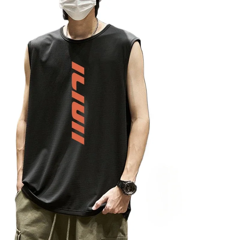 Men Tank Top Cool Sleeveless Sports Vest Gym Muscle Sportswear Polyester Tee O-neck Casual Breathable Man Running T shirts Tops
Men Tank Top Cool Sleeveless Sports Vest Gym Muscle Sportswear Polyester Tee O-neck Casual Breathable Man Running T shirts Tops