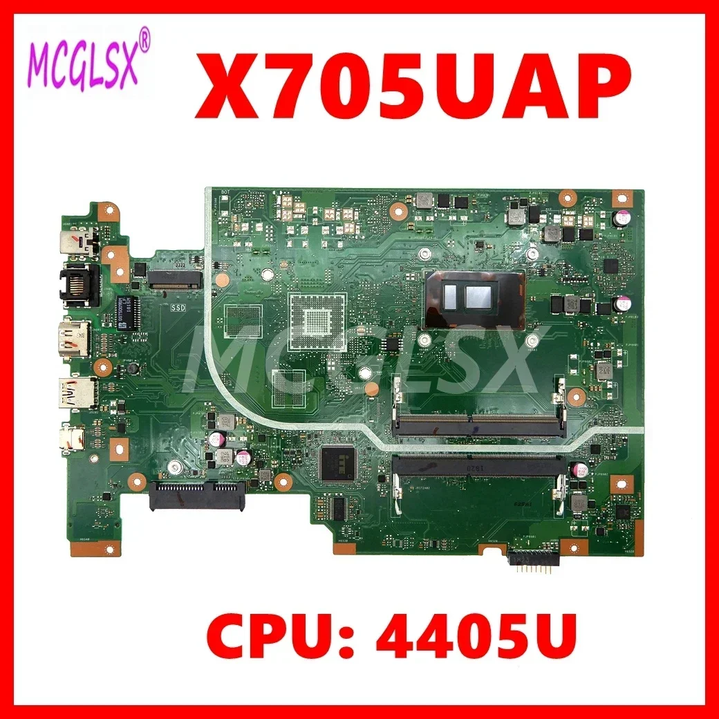 X705UAP Laptop Motherboard For Asus X705UNR X705UBR X705UN X705UV X705UVP X705UQR X705UQ X705UA X705UAP Mainboard With 4405U CPU
X705UAP Laptop Motherboard For Asus X705UNR X705UBR X705UN X705UV X705UVP X705UQR X705UQ X705UA X705UAP Mainboard With 4405U CPU