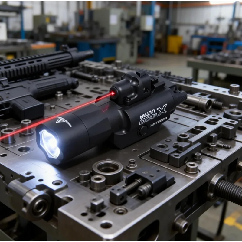 Лазерный фонарь X400U 2-в-1 для 20-мм планок, идеально подходит для игрушечных страйкбольных пистолетов, охоты и тактических игр
Лазерный фонарь X400U 2-в-1 для 20-мм планок, идеально подходит для игрушечных страйкбольных пистолетов, охоты и тактических игр